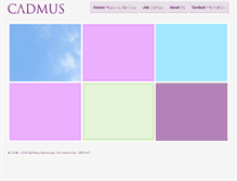 Tablet Screenshot of cadmusresources.com